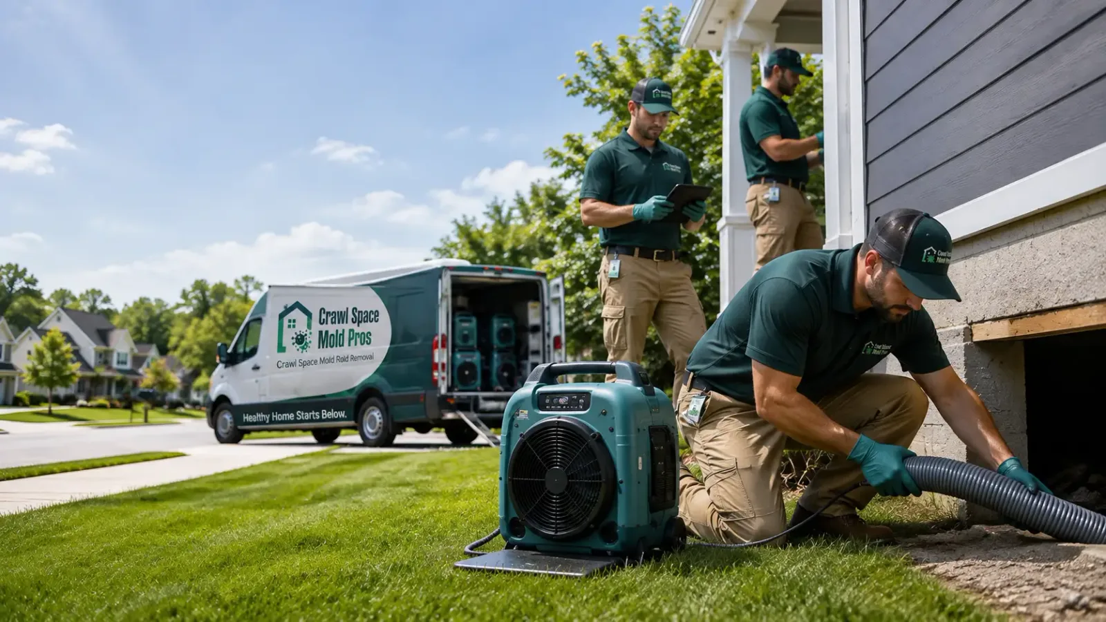 Crawl Space Mold Removal in Elk Horn, IA
